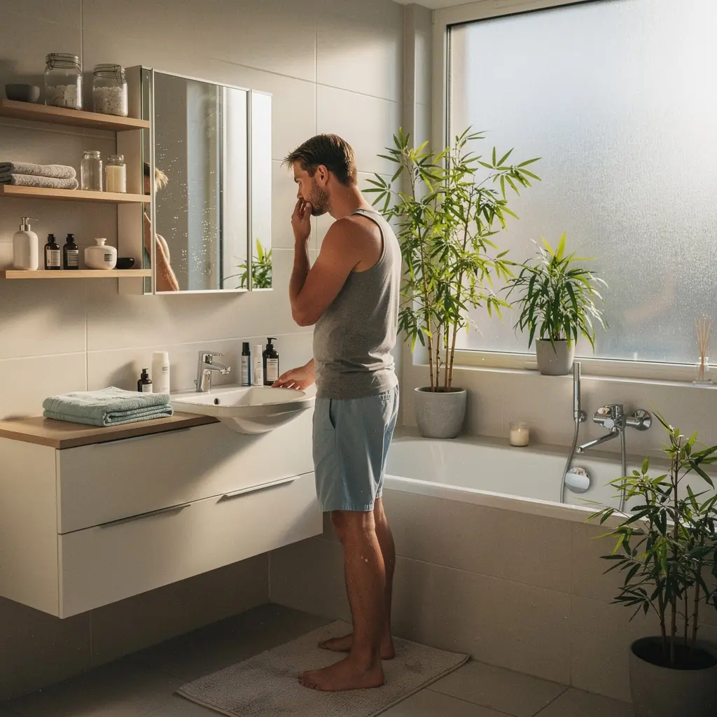 Valgusküllane elutuba, mis on optimeeritud ruumi kasutamiseks ja funktsionaalsuseks.